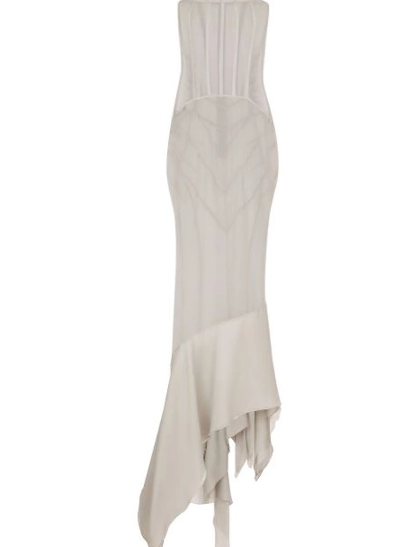 DOLCE&GABBANA Dolce KIM draped & Gabbana Women silk dress 0503